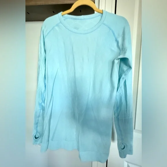 Lululemon light Blue Women's Sweater - Picture 1 of 3